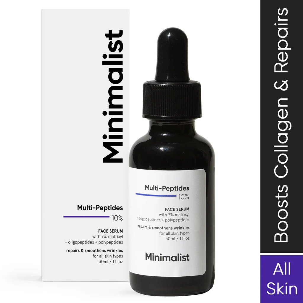 Minimalist Multi Peptides 10% Face Serum 30ml - Kbazar - Korean Cosmetics Store