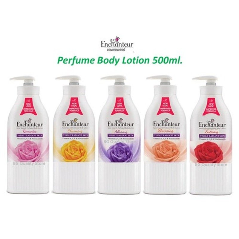 Enchanteur Alluring Perfumed Body Lotion 500ml - Kbazar Korean Cosmetics Store