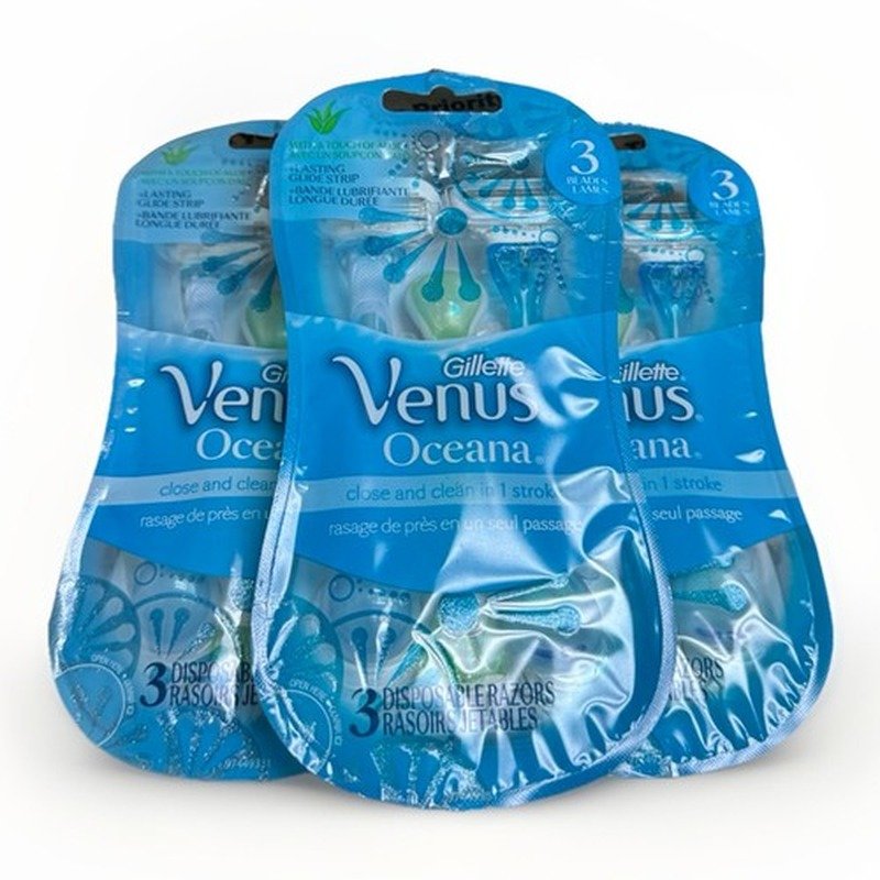 Gillette Venus Oceana Women’s Disposable Razors (3s) Price in Bangladesh | Kbazar