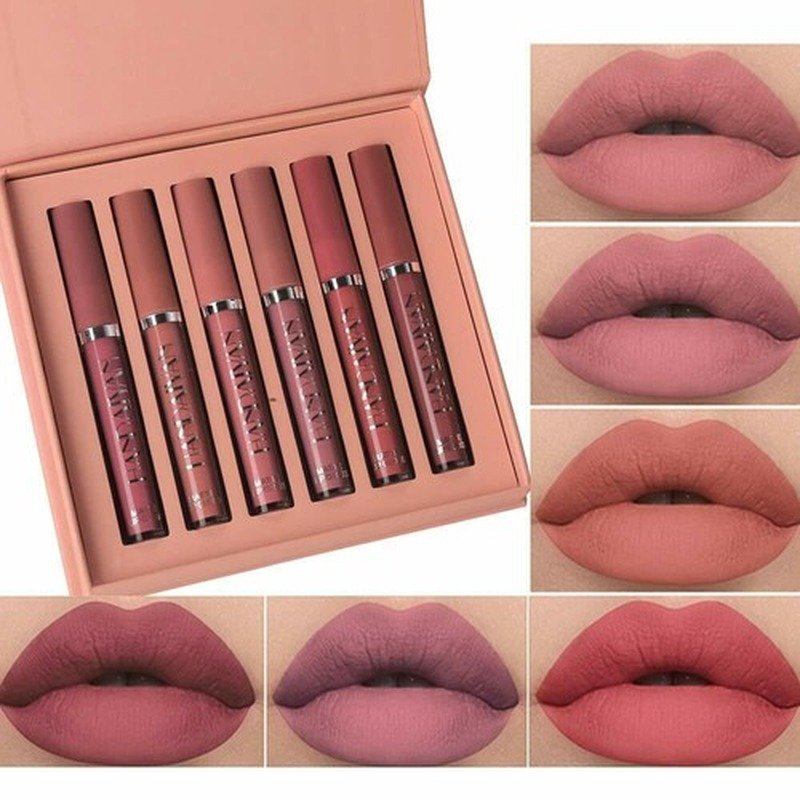 HANDAIYAN Non-Sticky Matte Finish Liquid Lipstick 12pcs Set Price in Bangladesh | Kbazar