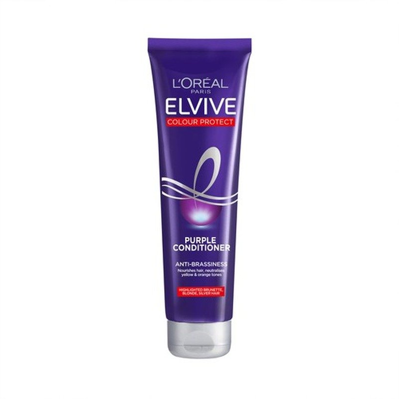 Loreal Paris Elvive Colour Protect Anti-Brassiness Purple Conditioner - Kbazar Korean Cosmetics Store