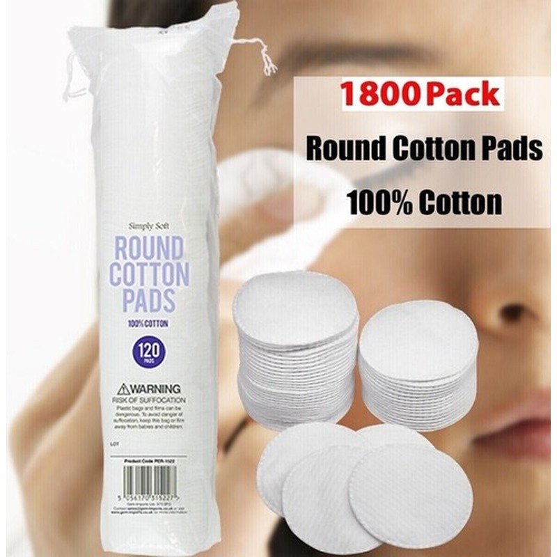 LMLTOP Double Faced Cosmetics Cotton Pad 80pcs - Kbazar - Korean Cosmetics Store