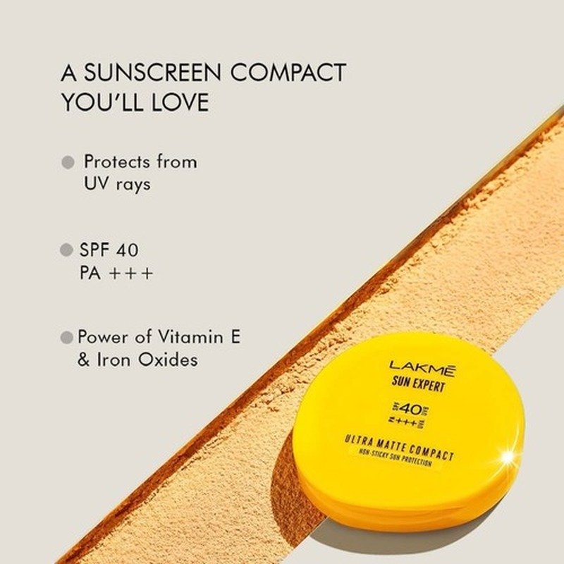 Lakme Sun Expert Ultra Matte SPF 40 PA+++ Compact Price in Bangladesh | Kbazar