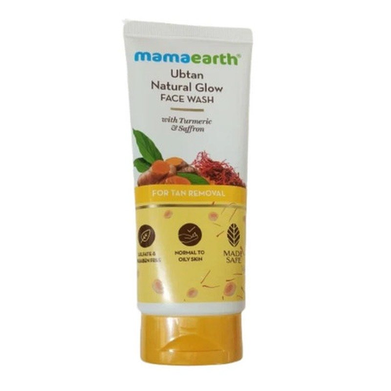 Mamaearth Ubtan Natural Glow Face Wash 100ml face cleanser or face wash price in Bangladesh at Kbazar