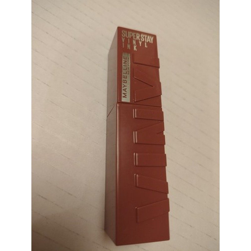 Maybelline Super Stay Vinyl Ink Long-Wear Liquid Lipstick (115-Peppy) - Kbazar - Korean Cosmetics Store
