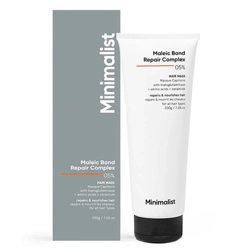 Minimalist 05% Maleic Bond Repair Complex Hair Mask 200g - Kbazar Korean Cosmetics Store