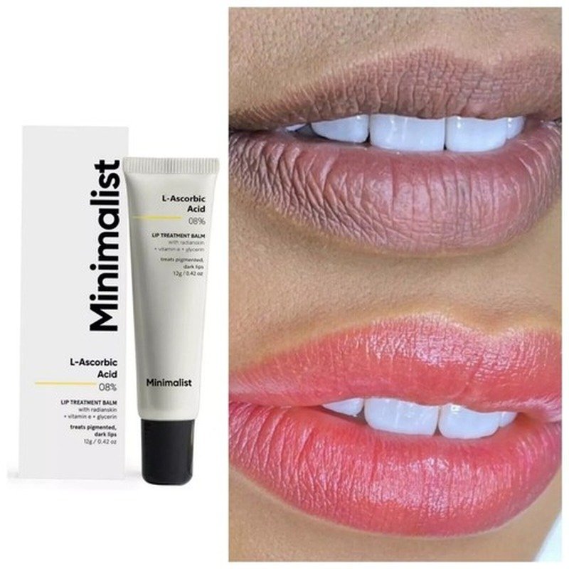 Minimalist L-Ascorbic Acid 8% Lip Treatment Balm 12g - Kbazar - Korean Cosmetics Store
