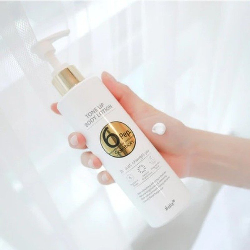 Nella - 6 Pep. Solution Tone Up Body Lotion 240ml - Kbazar - Korean Cosmetics Store