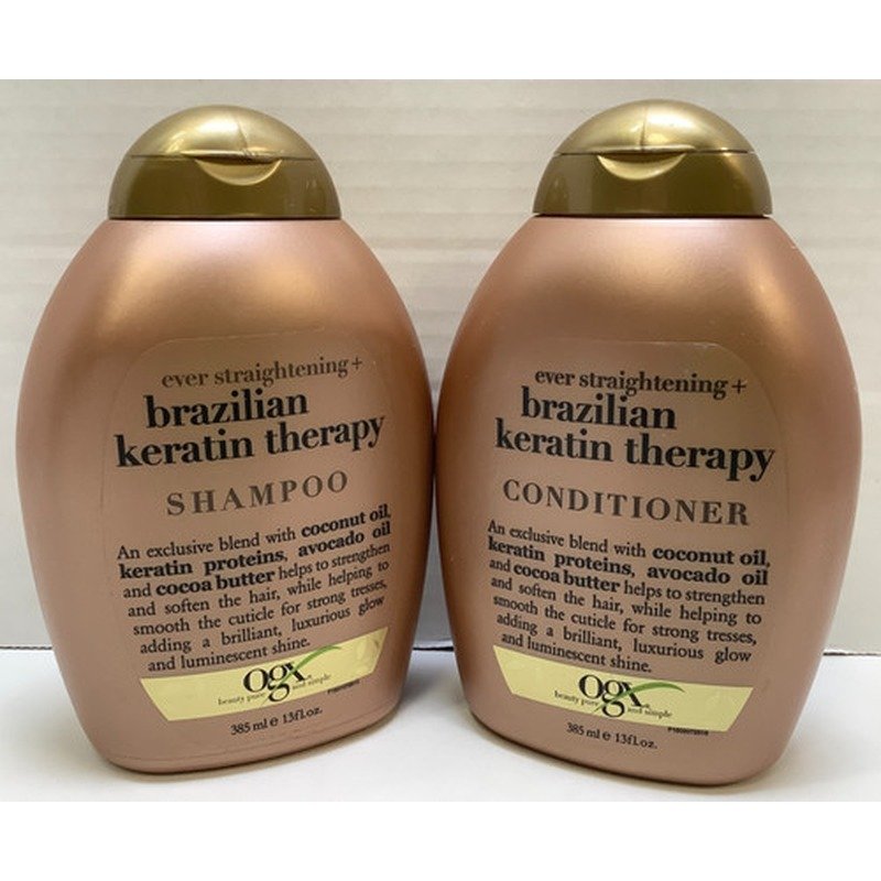 OGX Brazilian Keratin Smooth Shampoo 385ml - Kbazar - Korean Cosmetics Store