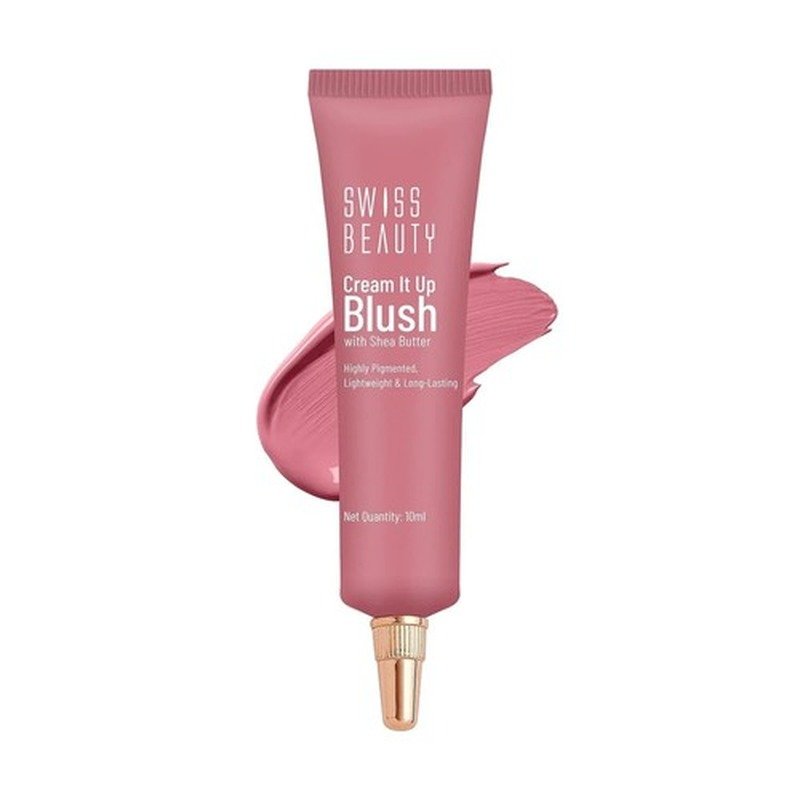Swiss Beauty Cream It Up Blush with Shea Butter (02- Natural Flush) 10g - Kbazar Korean Cosmetics Store