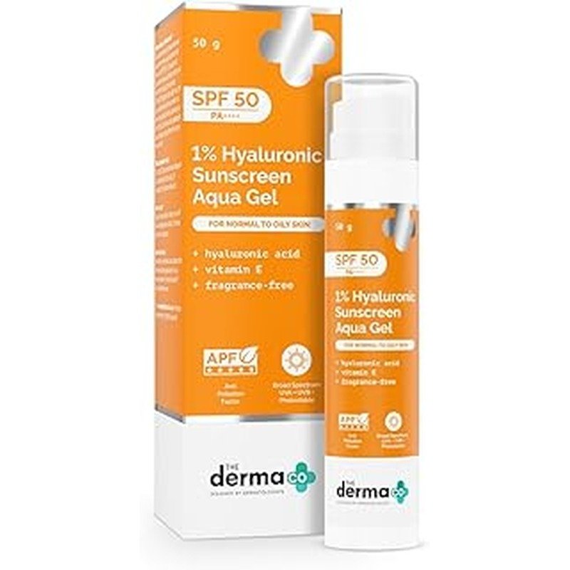 The Derma CO 1% Hyaluronic Tinted Sunscreen Gel for Broad Spectrum Protection 50g (30/09/2026) - Kbazar - Korean Cosmetics Store