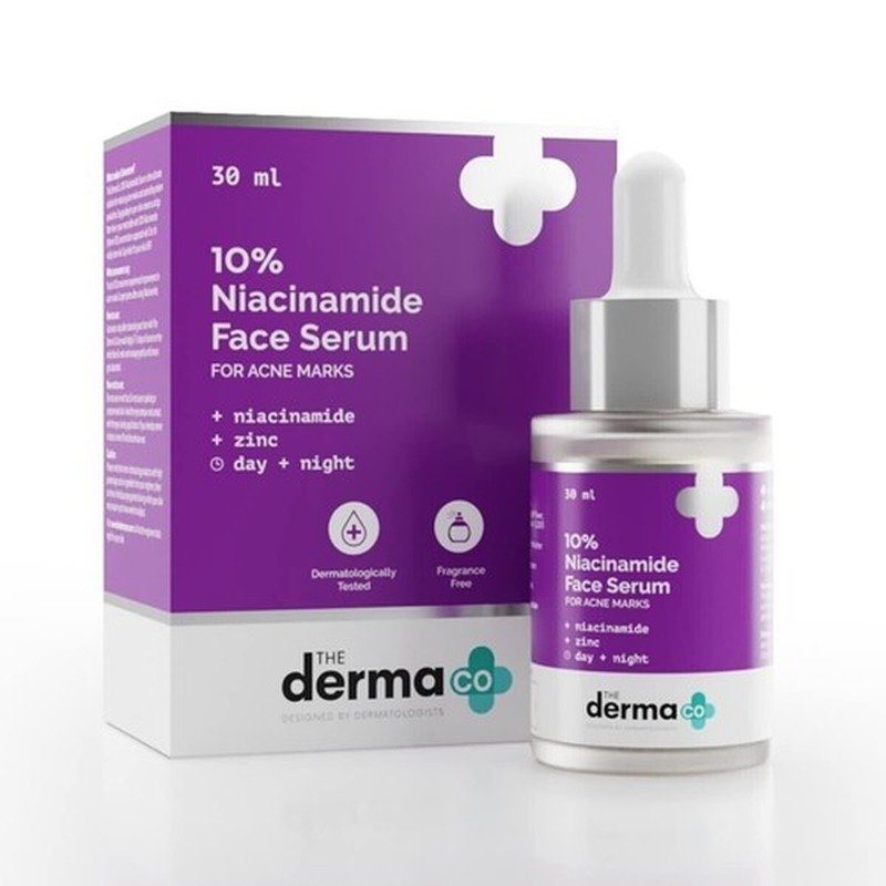 The Derma CO 10% Niacinamide Face Serum for Acne Marks 30ml - Kbazar Korean Cosmetics Store