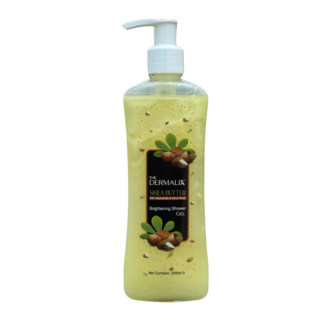 The Dermalix Shea Butter Brightening Shower Gel 250ml - Kbazar Korean Cosmetics Store