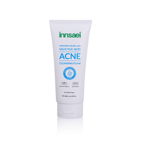 Innsaei Salicylic Acid Acne Solution Cleansing Foam 150ml face cleanser or face wash price in Bangladesh at Kbazar