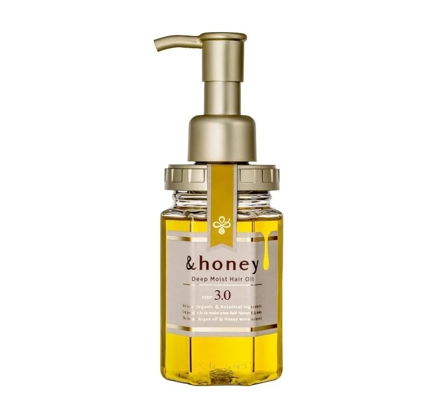 & Honey Deep Moist Hair Oil 3.0 100ml - Kbazar - Korean Cosmetics Store