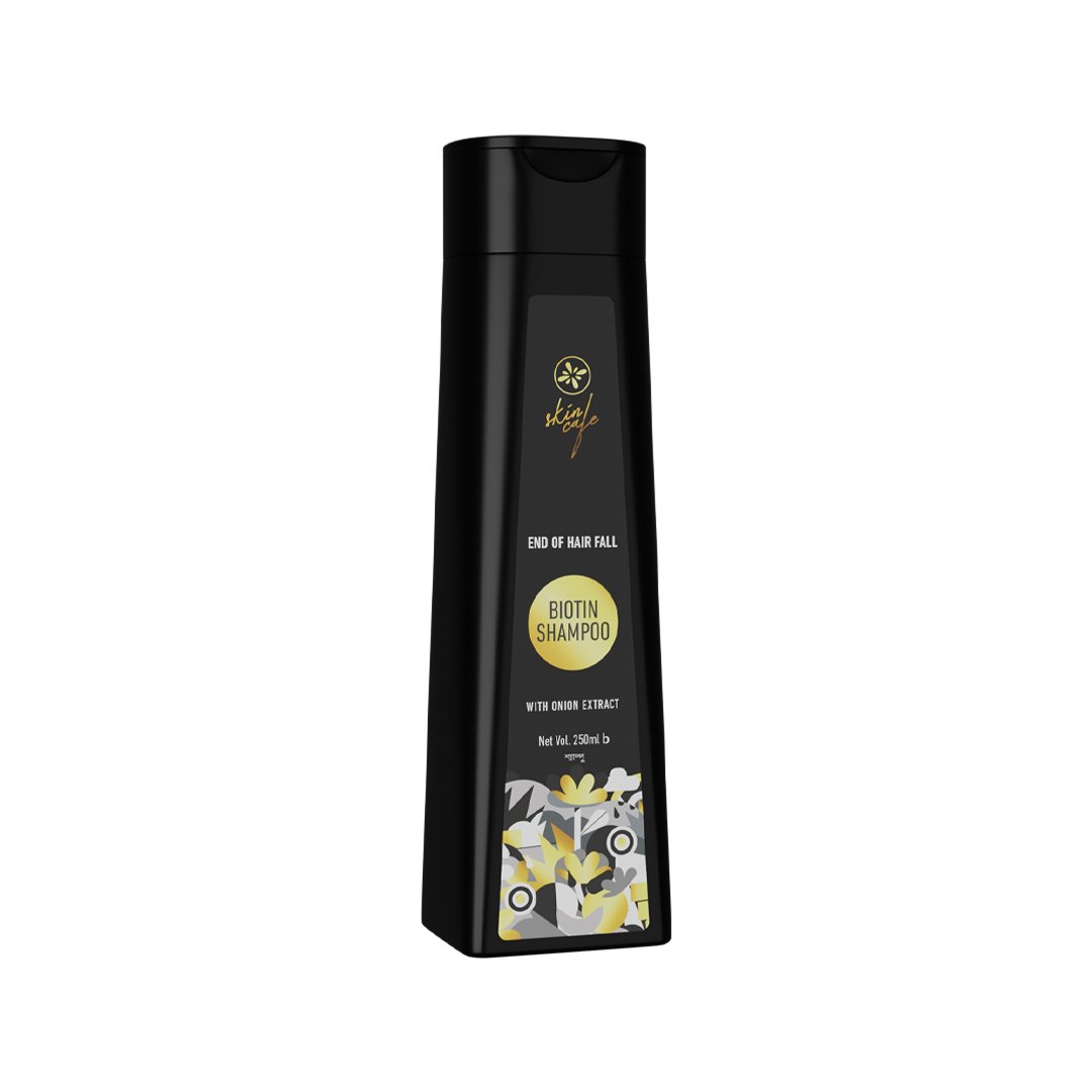 Skin Cafe End Off Hair Fall Biotin Shampoo with Onion Extract 250ml - Kbazar Korean Cosmetics Store