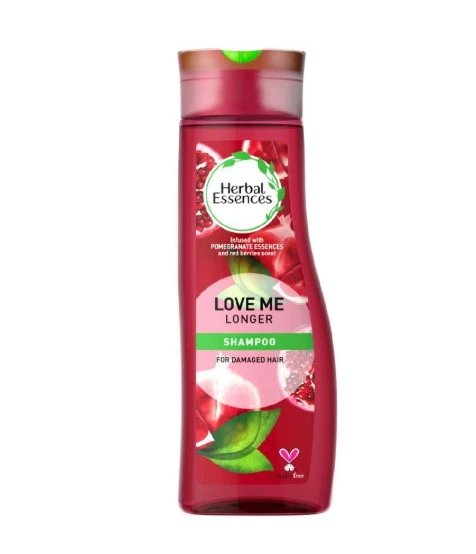 Herbal Essences Shampoo Love Me Longer Pomegranate Red Berries Scent 400ml - Kbazar - Korean Cosmetics Store