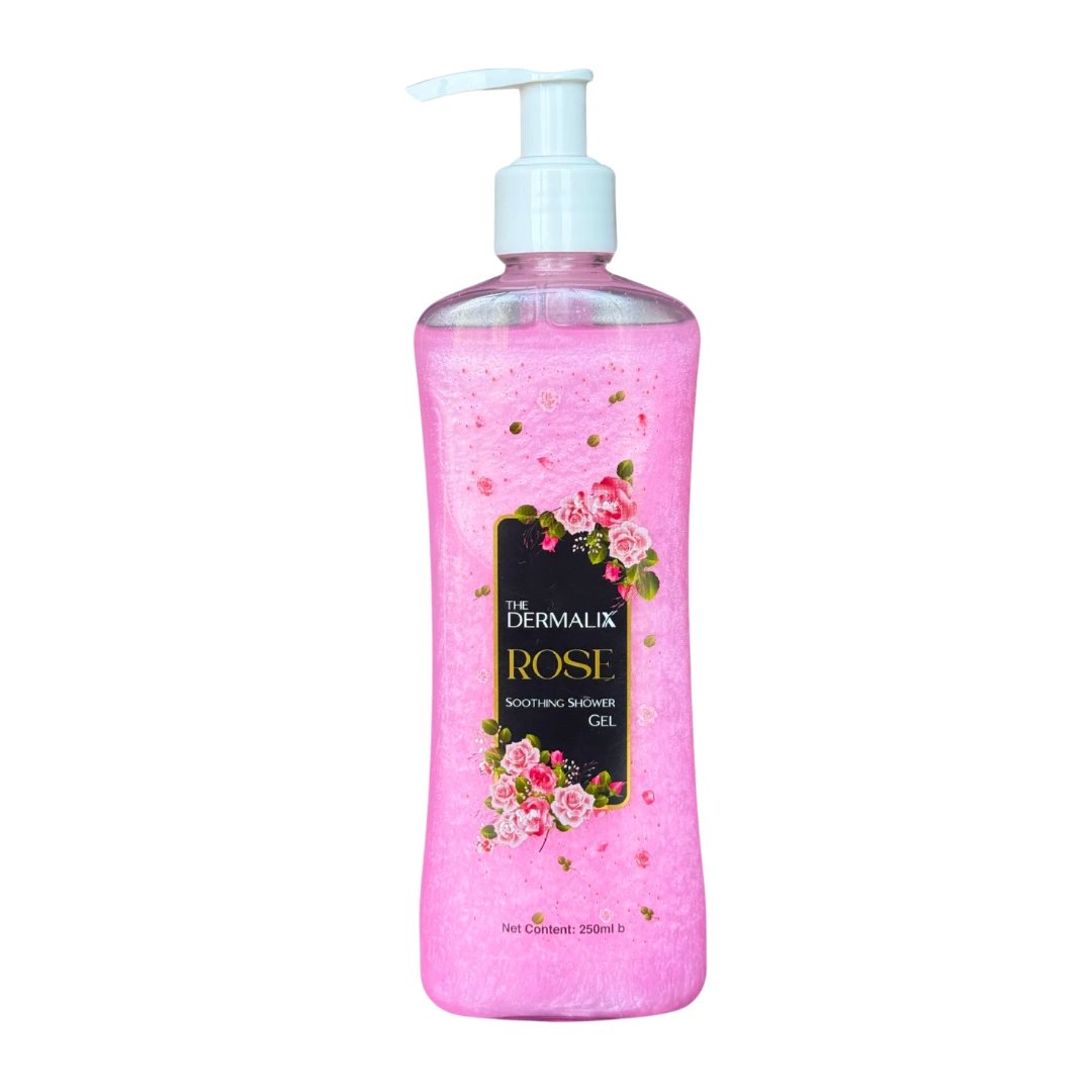 The Dermalix Rose Soothing Shower Gel 250ml - Kbazar Korean Cosmetics Store