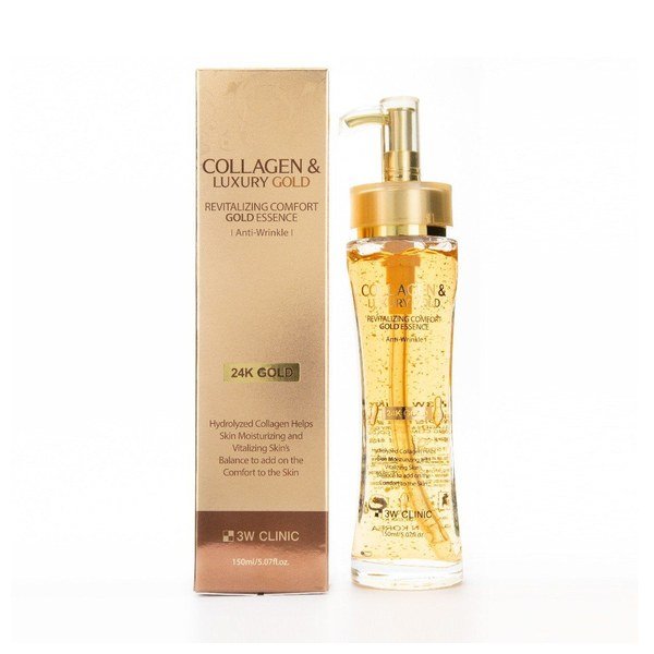 3W Clinic Collagen & Luxury Gold Revitalizing Comfort Gold Essence 150ml Price in Bangladesh | Kbazar