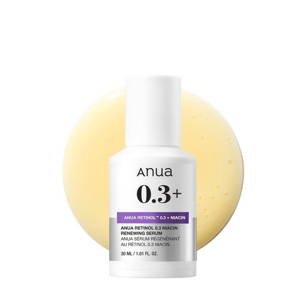ANUA RETINOL 0.3 + NIACIN RENEWING SERUM 30m - Kbazar - Korean Cosmetics Store