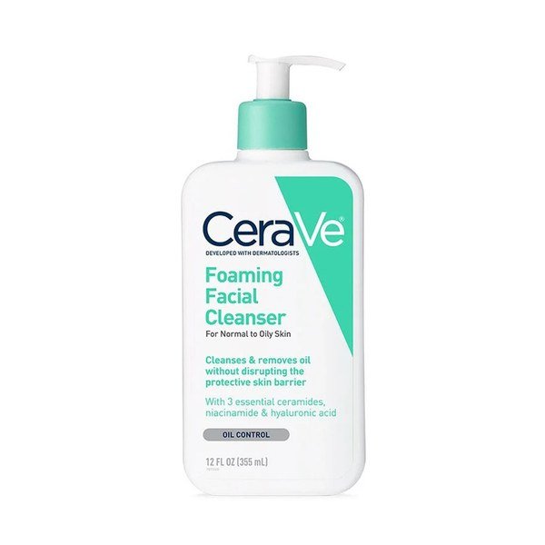 CeraVe Foaming Facial Cleanser For Normal To Oily Skin 355ml face cleanser or face wash price in Bangladesh at Kbazar