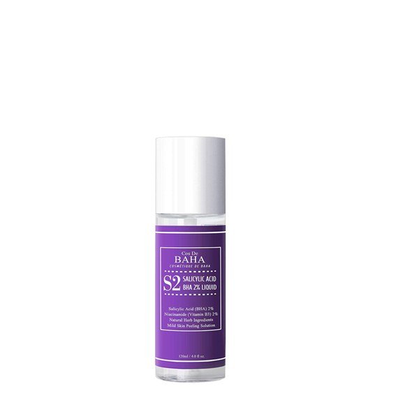 Cos De BAHA Salicylic Acid BHA 2% Liquid with Niacinamide 2% 120ml (S2) - Kbazar Korean Cosmetics Store