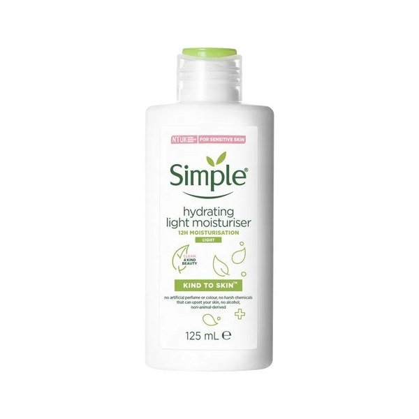Simple Kind to Skin Hydrating Light Moisturizer 125ml - Kbazar Korean Cosmetics Store