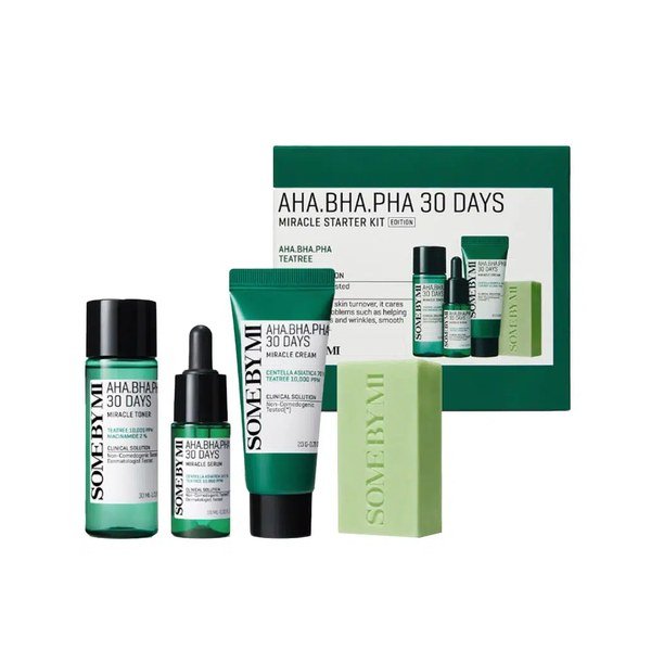 Some By Mi AHA.BHA.PHA 30 Days Miracle Starter Kit - Kbazar - Korean Cosmetics Store