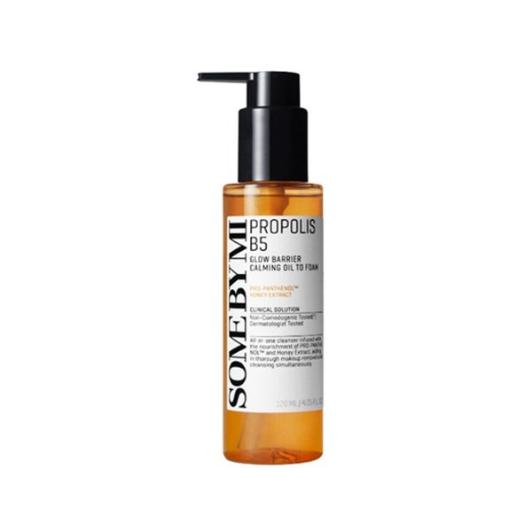 Some By Mi Propolis B5 Glow Barrier Calming Oil to Foam 120ml face cleanser or face wash price in Bangladesh at Kbazar