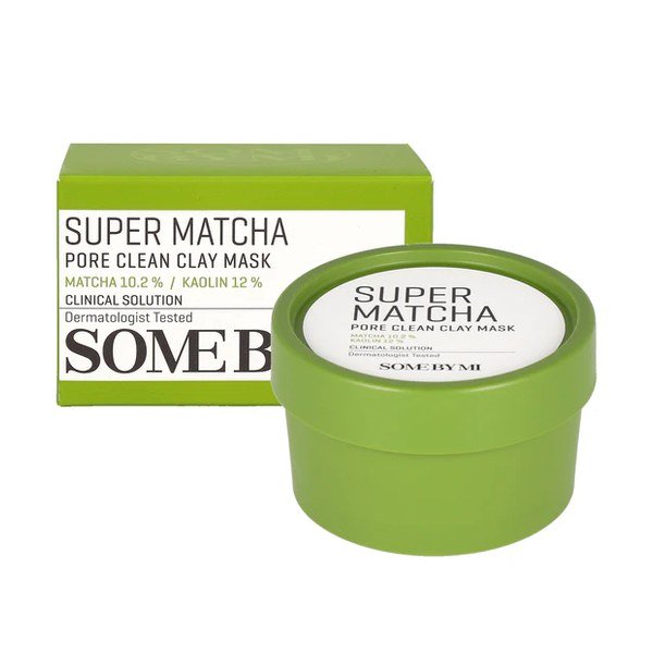 Some By Mi Super Matcha Pore Clean Clay Mask 100g - Kbazar - Korean Cosmetics Store