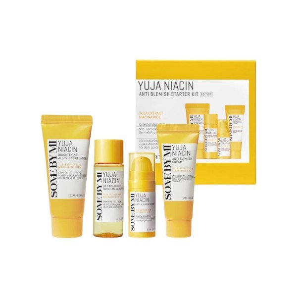 Some By Mi Yuja Niacin Anti Blemish Starter Kit - Kbazar Korean Cosmetics Store