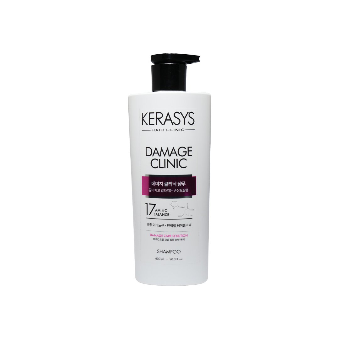 Kerasys Damage Clinic Protein Shampoo 600ml - Kbazar Korean Cosmetics Store