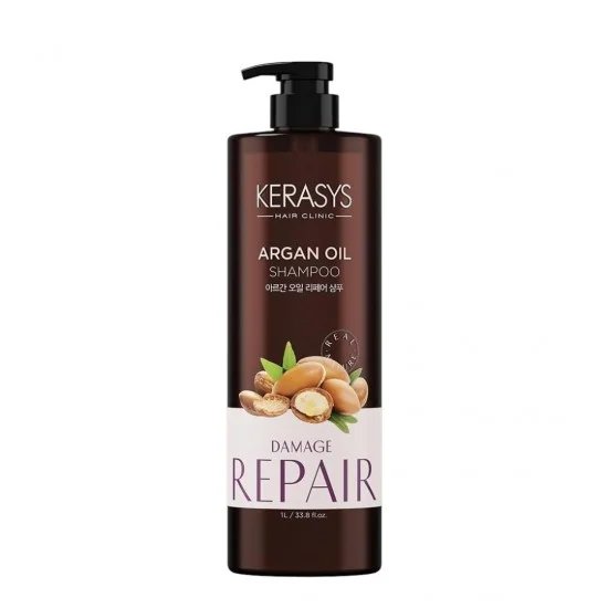 Kerasys Argan Oil Shampoo Damage Repair 1000ml - Kbazar Korean Cosmetics Store