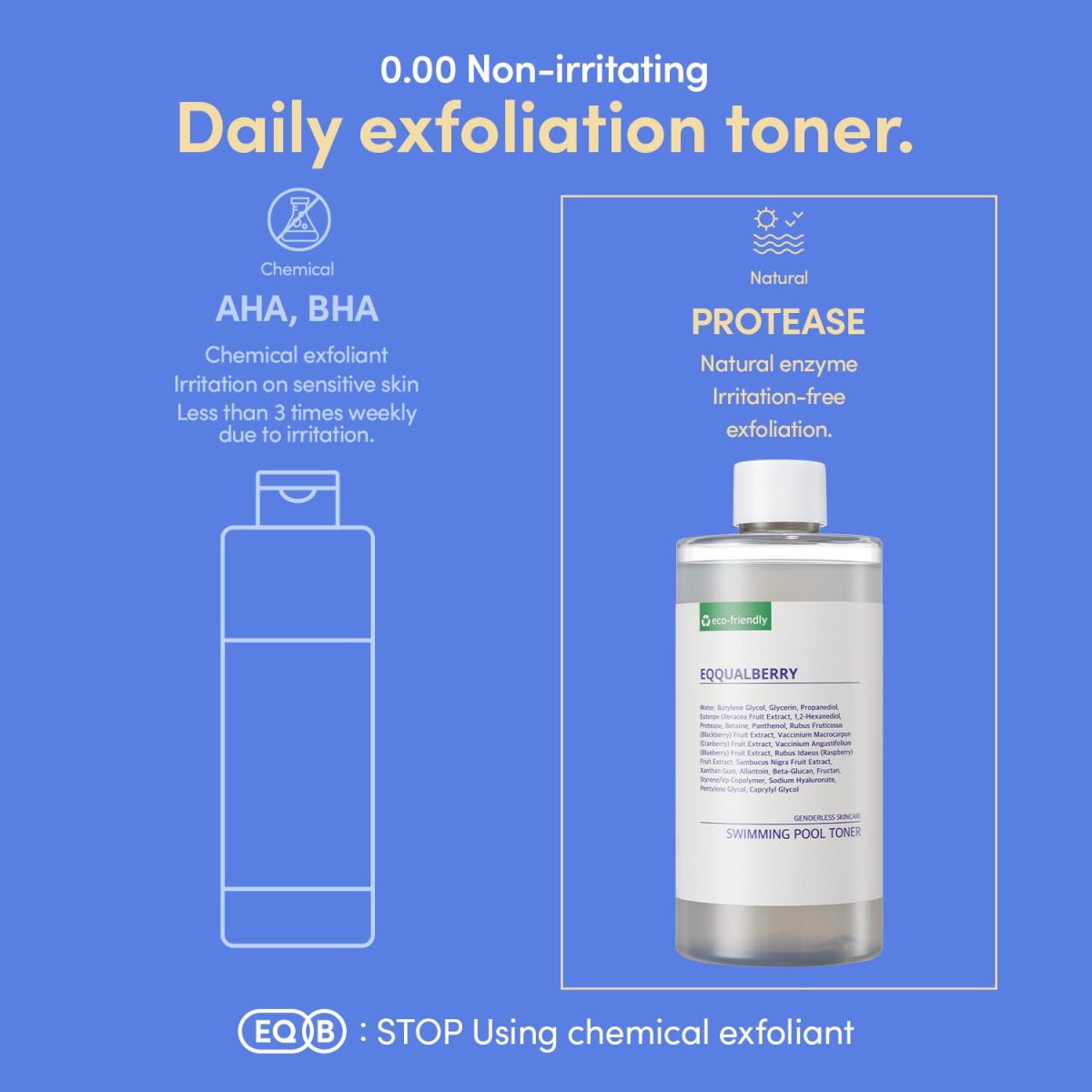 EQQUALBERRY Swimming Pool Toner 300 ML