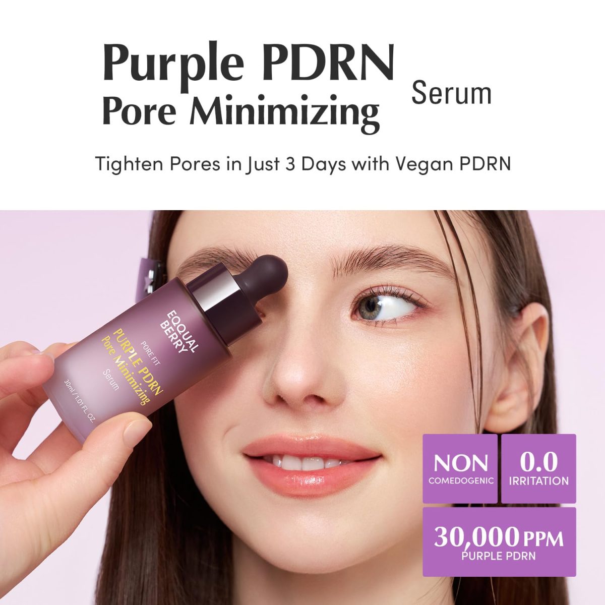 EQQUALBERRY Purple PDRN Pore Minimizing Serum 30 ML