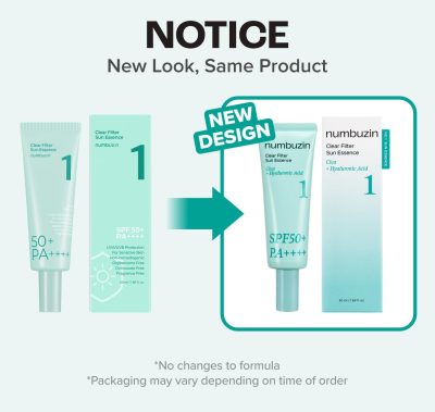 Numbuzin No. 1 Clear Filter Sun Essence SPF50+ PA++++ (50 ml)