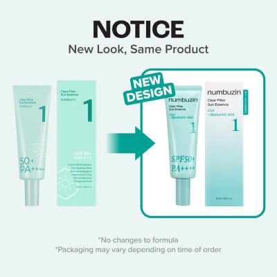 Numbuzin No. 1 Clear Filter Sun Essence SPF50+ PA++++ (50 ml)