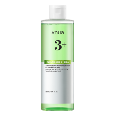 ANUA AZELAIC ACID 3 CICA SKIN CLARIFYING TONER 250ml